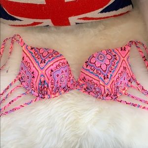 Bikini set multicolor geometric pattern